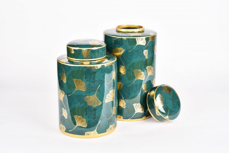 Green Gold Vase